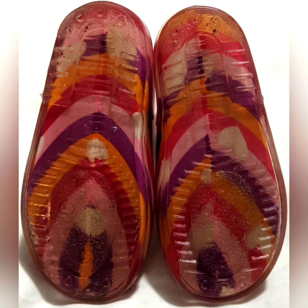 Stripes & Hearts Toddler Girl Rain Boots